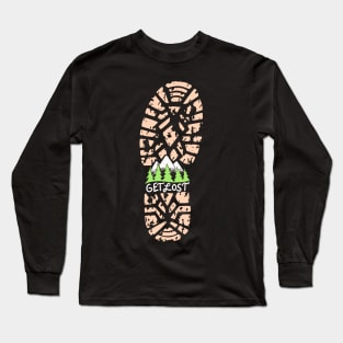 Get Lost - Cool Hiking and Camping Shirts and Gifts Long Sleeve T-Shirt